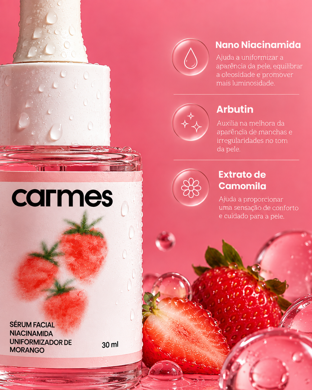 Clareador morango 30ml